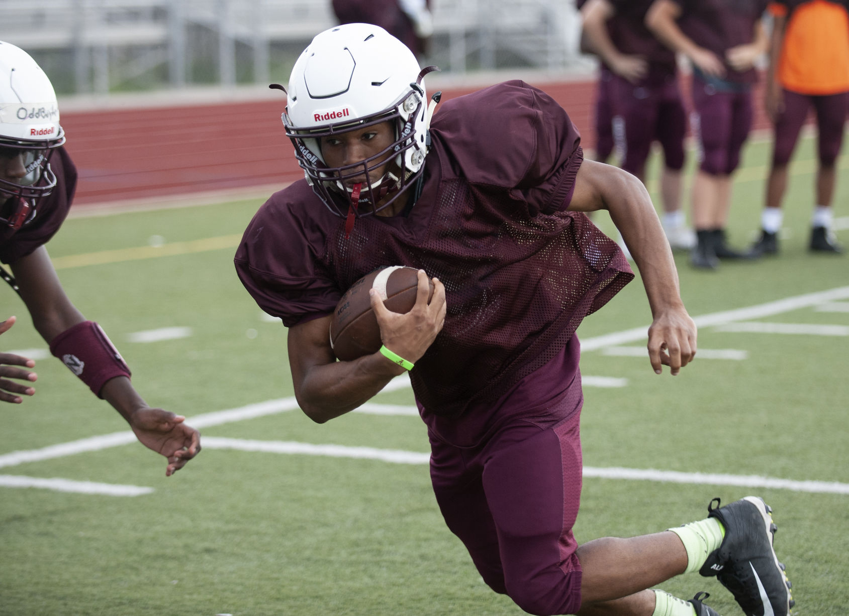 St. Charles West football practice